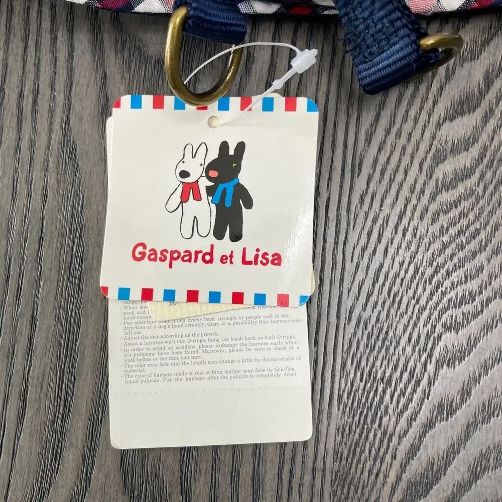 Gaspard Et Lisa Dog S Harness Creative Yoko Label NWT